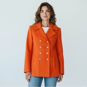 PAUL LEVY Vintage Wool Double Breast Coat Size M NEW